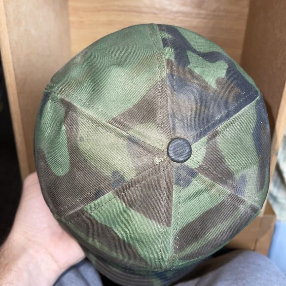 Vintage Original Jones Bucket Hat Cap Camo Water Resistant Sz Medium Rare Lined - Picture 7 of 13